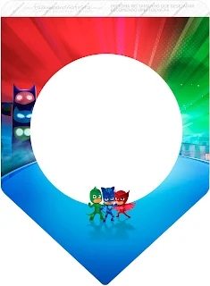 PJ Masks Free Printable Banner.