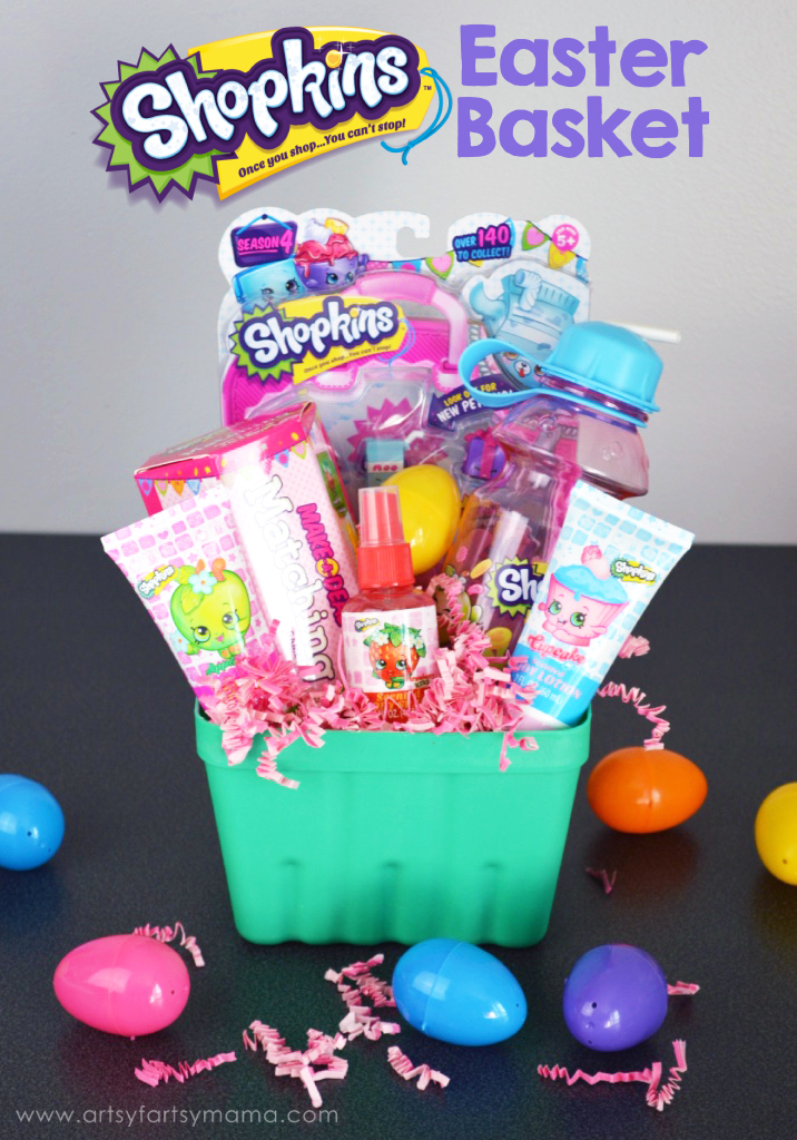 Shopkins Easter Basket at artsyfartsymama.com