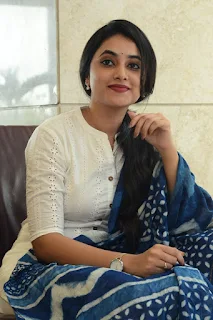 Actress Priyanka Arul Mohan Stills at Gang Leader Movie Press Meet