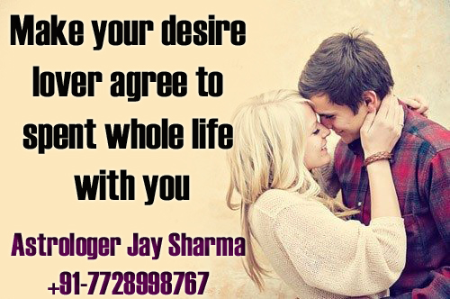 Make your desire lover agree to spent whole life with you