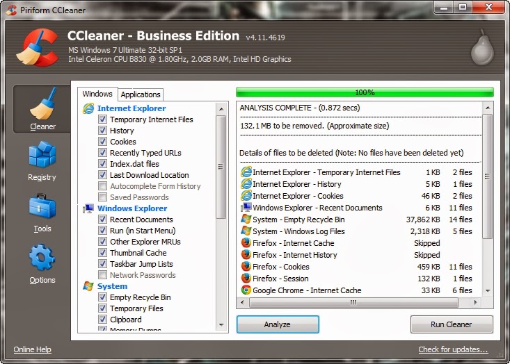 ccleaner download windows 7 32 bit