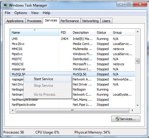 Can t connect to mysql server on localhost 10061