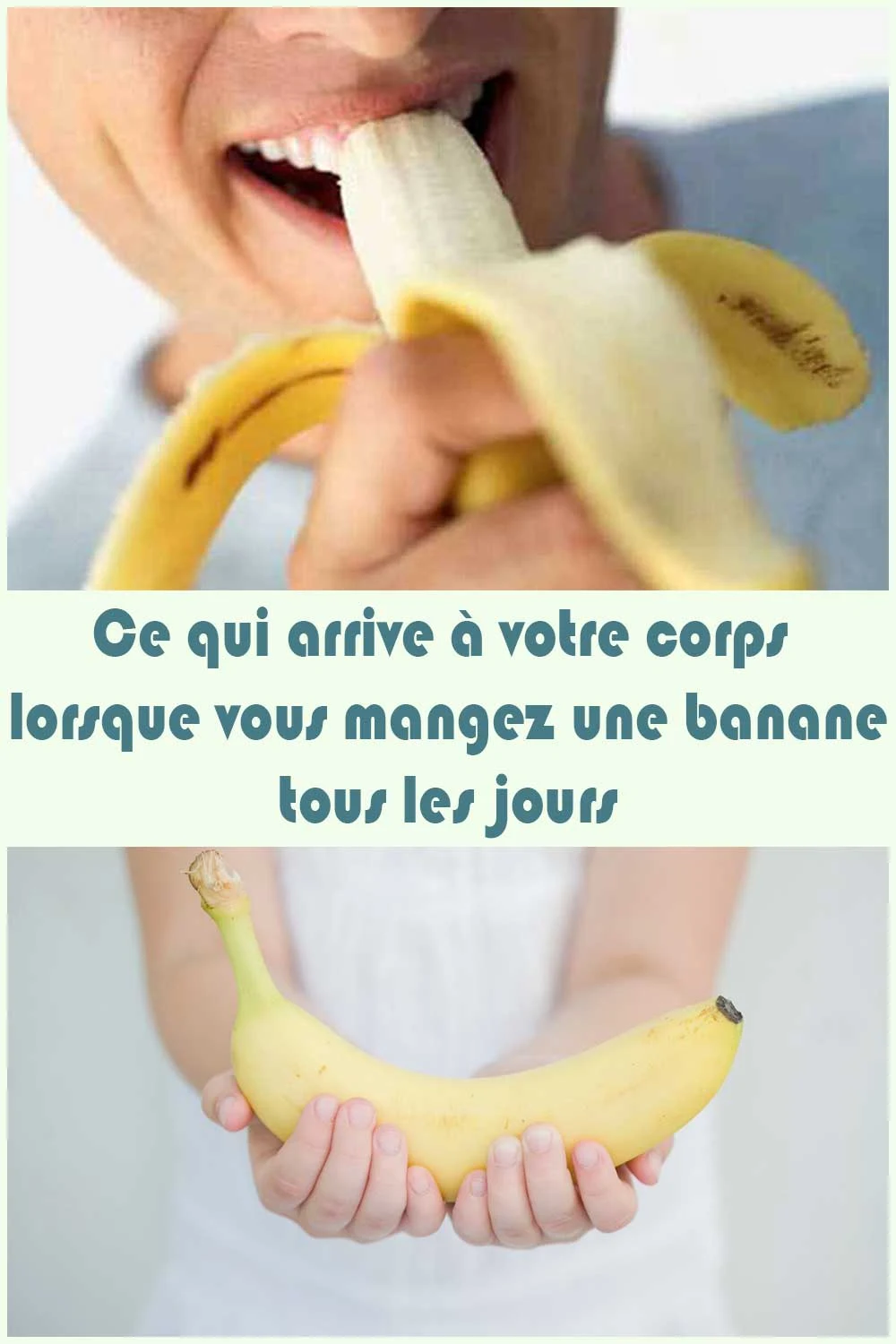 Ce qui arrive à votre corps lorsque vous mangez une banane tous les jours