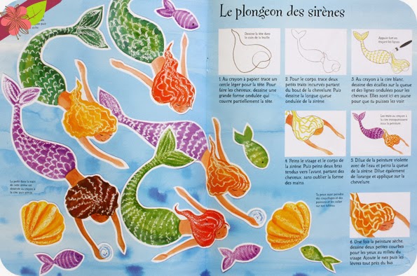 J’apprends à dessiner : Les fées et les sirènes, éditions Usborne