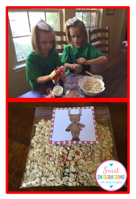 Your students will love making Christmas Tradition of Making Reindeer food. The recipe is simple and fun for all. It even has Rudolph's nose!