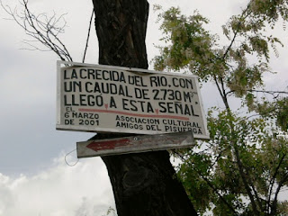 Placa crecida del Río Pisuerga, Valladolid