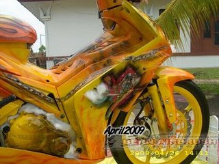 Yamaha LC 135 AirBrush Pictures Collection  Foto Gambar 