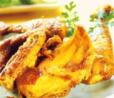 Resep dan Cara  Membuat  Ayam  Goreng  Ungkep Bumbu  Kuning  
