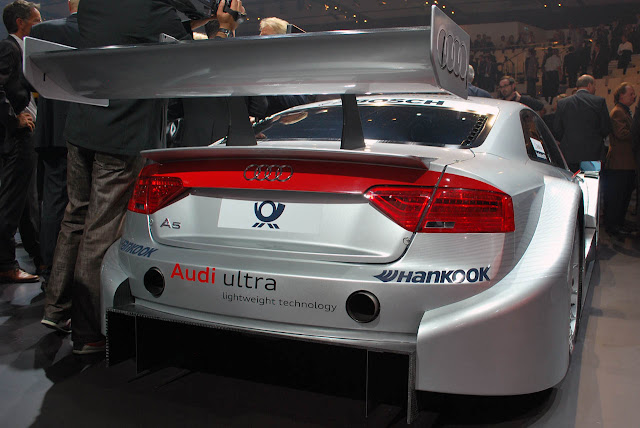 The Audi A5 DTM car racing