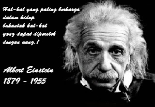  Kata  yang Bijak  dari  Ilmuan Albert  Einstein 