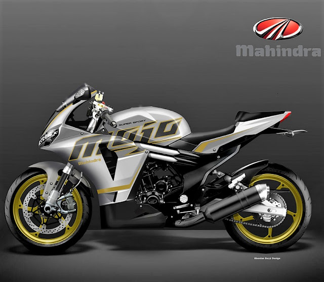 Oberdan Bezzi rendered Mahindra Mojo Super Sport