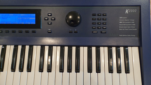 MATRIXSYNTH: Kurzweil K2000 with LED-Backlit LCD Display ...
