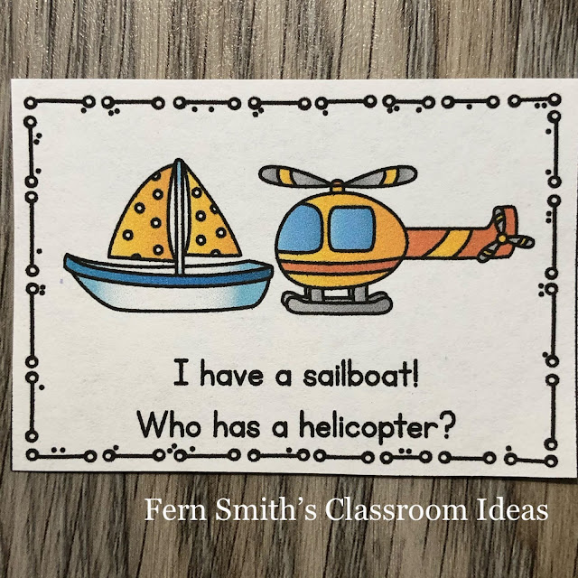 I Have, Who Has? Transportation Cards, Teacher Directions and a Teacher Answer Key by Fern Smith's Classroom Ideas Available for You at TeachersPayTeachers.