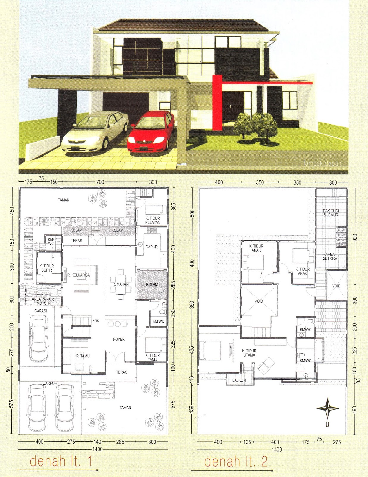 Desain Rumah Tingkat Minimalis Elegan serta Nyaman 