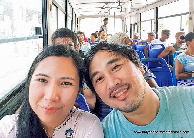 bus ride in Mahe Seychelles