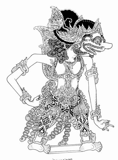 Contoh gambar wayang dalam cerita pewayangan