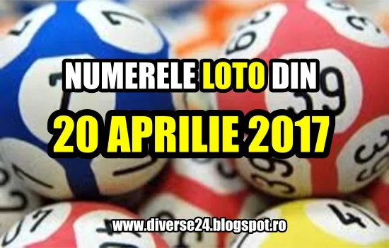  Numerele loto castigatoare din 20 aprilie 2017