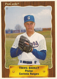 Travis Buckley 1990 Gastonia Rangers card