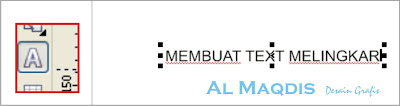 membuat text di corel