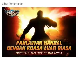 Setelah Kadita Indonesia Kini Mobile Legends Siap Merilis Hero Badang Yang Berasal Dari Malaysia 