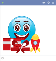 Facebook emoji with gifts