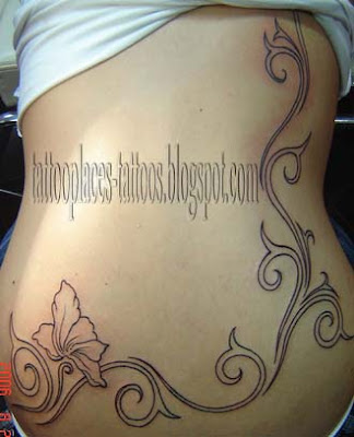 Labels: Beauty Rib Tattoos for Girls lower back tattoos for girls with pink