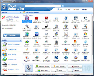 Your Uninstaller serial