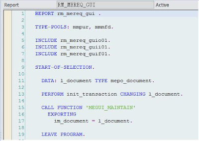 Add a Custom Screen on Purchase Requisition Header By Replacing Standard GUI Status