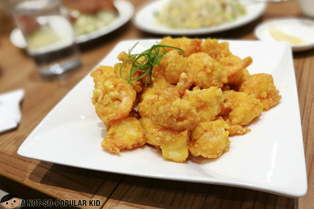  Salted Egg Yolk Prawns of Din Tai Fung