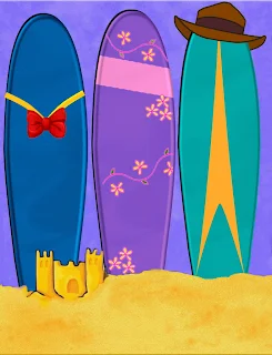 Tablas de Surf a lo Disney.