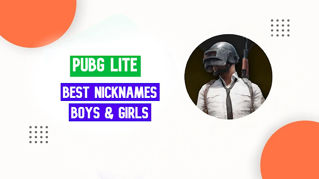 Pubg Lite Best Name Style For Boys  Girls Copy  Paste Nicknames Symbol
