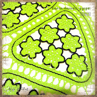 салфетка брюггское кружево Баклажанные узоры вязаная крючком crochet lace napkin crocheted eggplant patterns