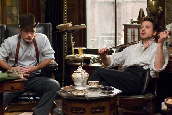   Sherlock Holmes com Robert Downey Jr e Jude Law: eu vi