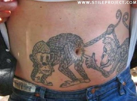 Most Strange and Ugly Tattoos on Human Body