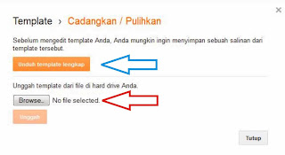 tutorial mengganti template blogspot 2