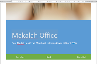 memasukkan judul cover di document title memasukkan judul cover di document title