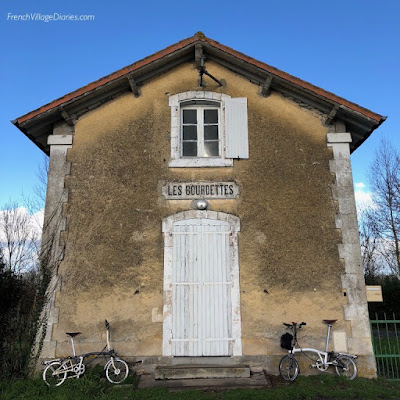 French Village Diaries Brompton bicycles in France #KTTinyTourer 2019 cycling challenge