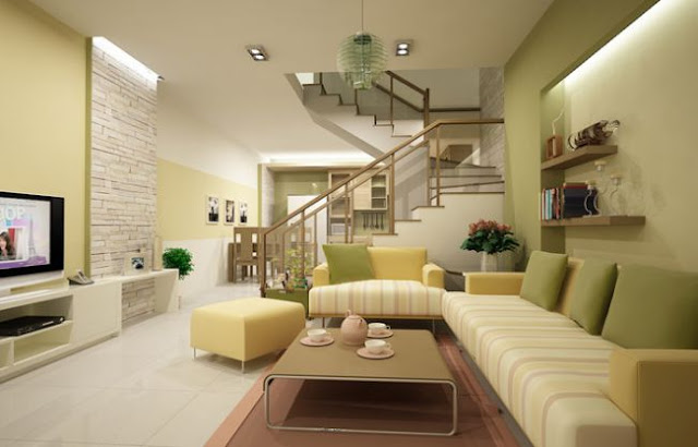 Thiết kế nội thất phòng khách hiện đại 06
