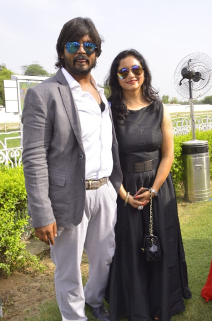 Rohit Gupta with Wife Neha Gupta (Owner of Rolli Stud Farms)