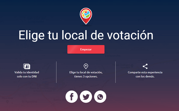 Elecciones 2021: Ya puedes elegir tu local de votación para las elecciones generales ¡¡ ENTRA AQUI !!