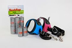 leash with bags