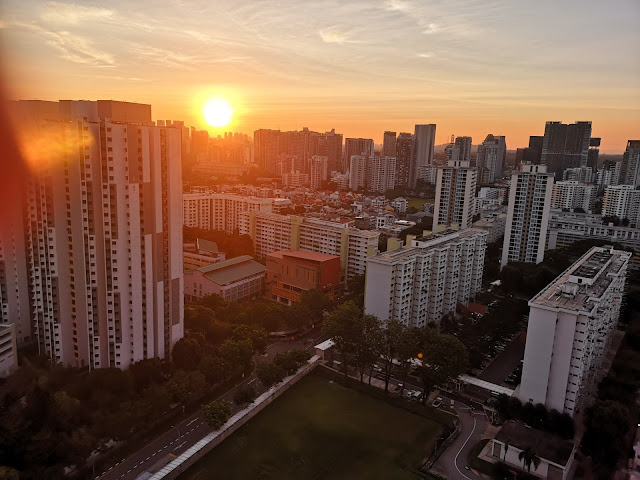 Sunset at Sky Lounge