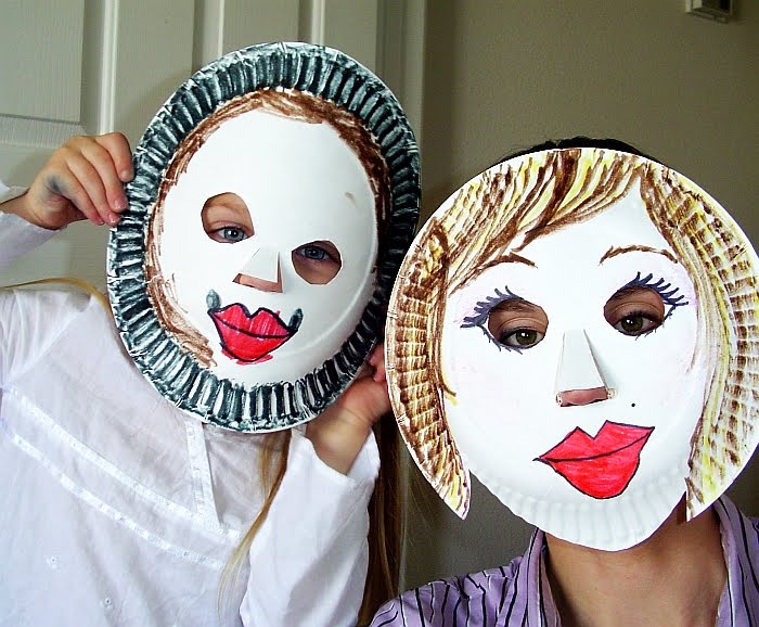 Paper Plate Masks 6