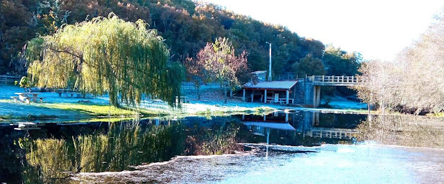 Praia Fluvial de Serapicos no Inverno