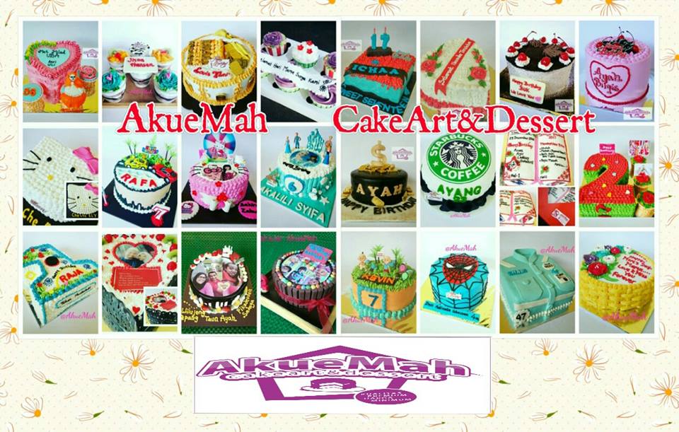 Jual Pesan Kue Ulang Tahun Batam Call Wa 081364106006 Akuemah Cake Art And Dessert Arreza