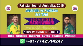 Who will win Today 3rd T20I, Match Pak vs Aus , Cricket Win Tips