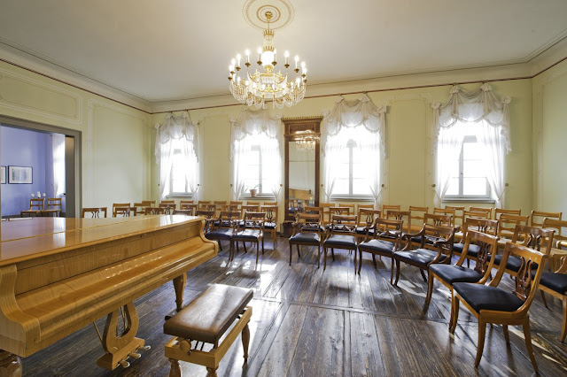 The music salon in the Mendelssohn Haus in Leipzig (Photo: Dirk Brzoska)