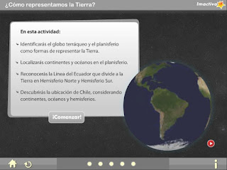  Representación del planeta Tierra