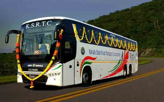 KSRTC Scania Bengaluru bus breakdown in Thrissur, Thrissur, News, KSRTC, Passengers, Protesters, Kerala