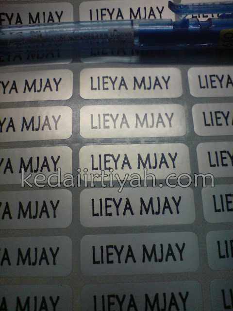 tempah sticker murah label nama kahwin produk product perniagaan bisnes majlis bulat biasa gold silver transparent lutsinar